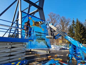Heavydrive Testeinsatz mit MRK 86.0 und Überkopf-Manipulator VSGU 800 K